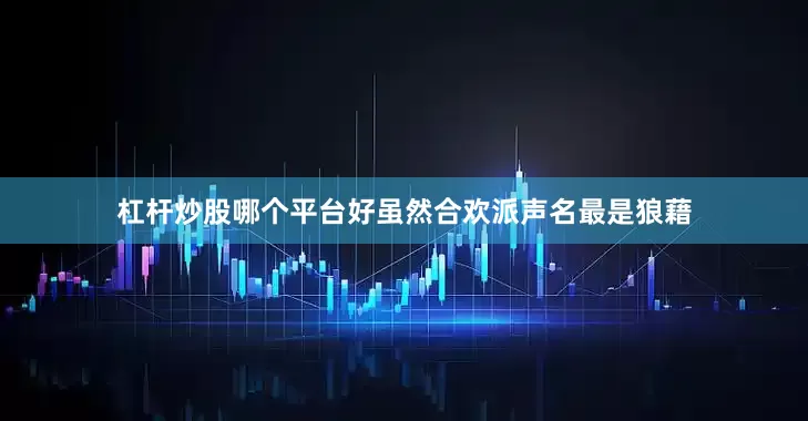 杠杆炒股哪个平台好虽然合欢派声名最是狼藉